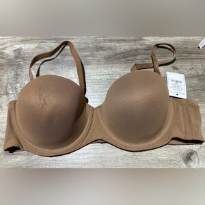Auden Bra Caramel 38B lightly lined strapless bra